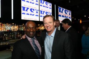 NFLPA Executive Director DeMaurice Smith and NFL Commissioner Roger Goodell 
